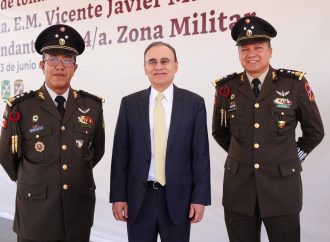 Encabeza Gobernador Durazo toma de protesta del nuevo comandante de la Cuarta Zona Militar