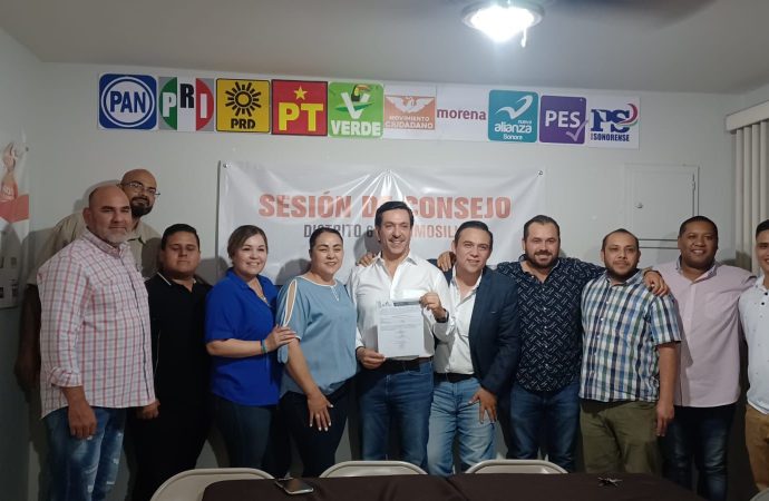 David Figueroa triunfa en el Distrito 6 de Hermosillo y recibe constancia de mayoría