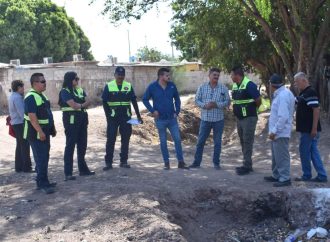 Supervisan autoridades municipales zonas de riesgo de inundaciones por lluvias