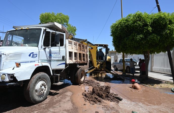 Oomapas de Cajeme anuncia trabajos de reparación y suspensión de servicio de agua