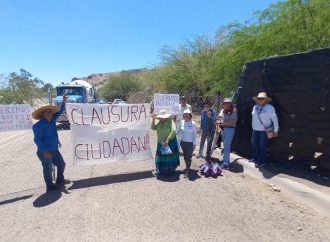 Bloquean organizaciones Ciudadanas los trabajos en la Sauceda