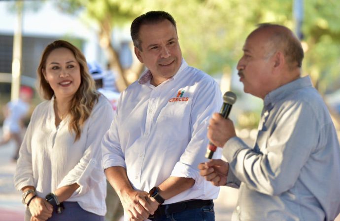 Entrega Toño Astiazarán rehabilitación de parque Urbi Villa del Cedro 2