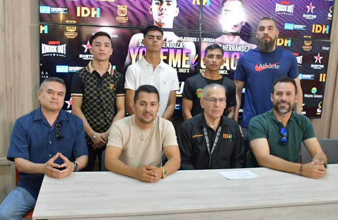 Invitan IDH y promotores a velada boxística en Hermosillo