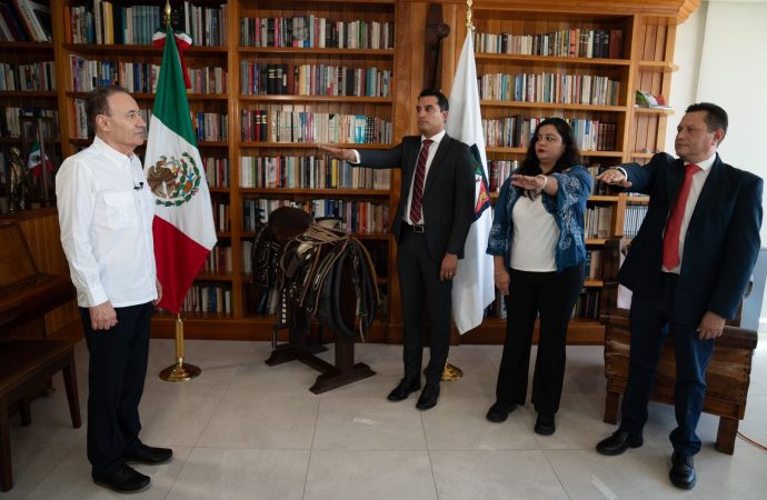 Nombra gobernador nuevos Titulares de SEC, DIF Sonora e ISSSTESON