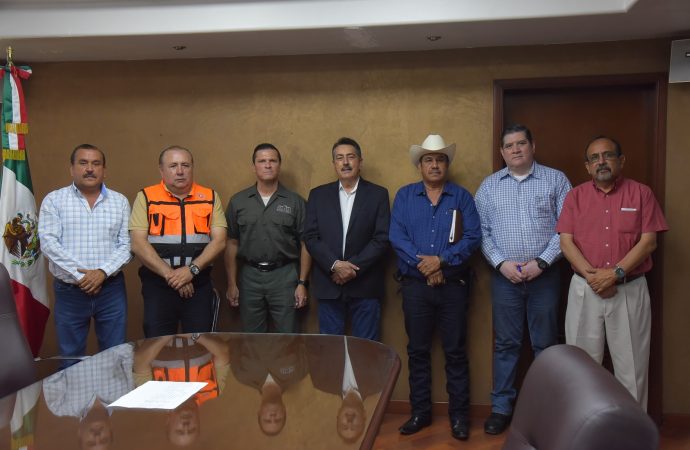 El presidente municipal convoca a las dependencias competentes para atender la problemática que se presenta en arroyos y afluentes de agua del Rio Yaqui