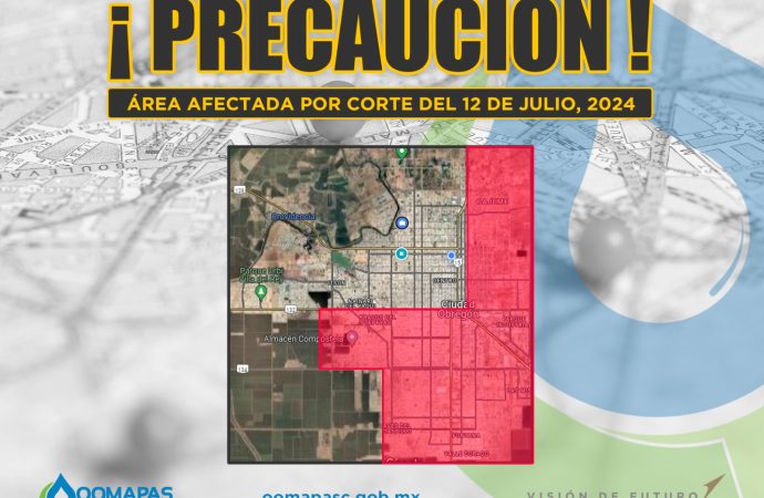 Suspenden servicio de agua en Sector Oriente de Ciudad Obregón por interconexión
