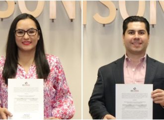 Iris Sánchez Chiu y Emeterio Ochoa reciben constancia como Diputados Locales del PRI