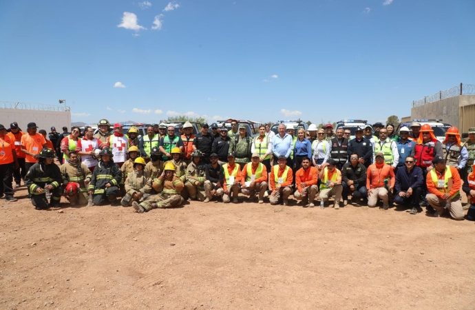 ¨Logran atender en 27 minutos escenario de emergencia del Simulacro Binacional 2024