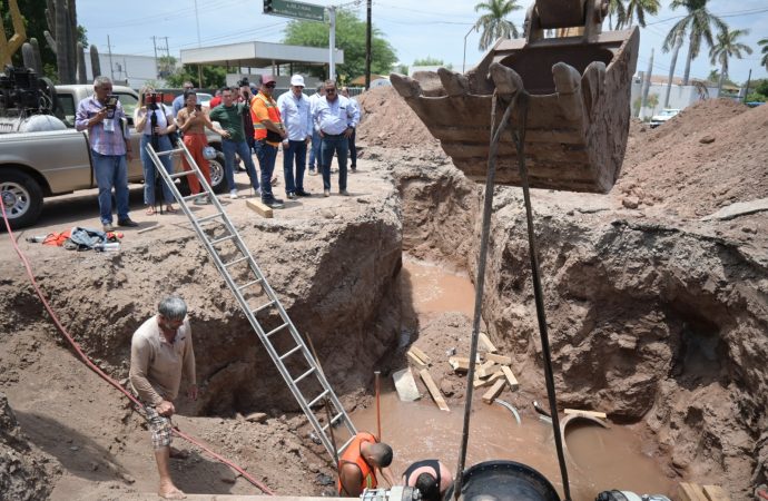 OOMAPAS de Cajeme culmina interconexión en línea sur oriente: Servicio de Agua se regulariza
