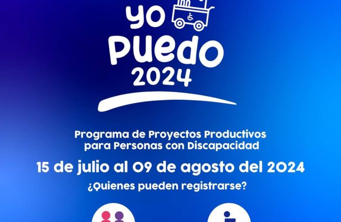 Invitan a participar en el programa “Yo Puedo” 2024 para personas con discapacidad