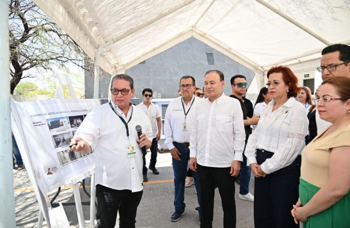 Supervisa Gobernador Durazo avance de Centro de Mezclas en Clínica 14 del IMSS