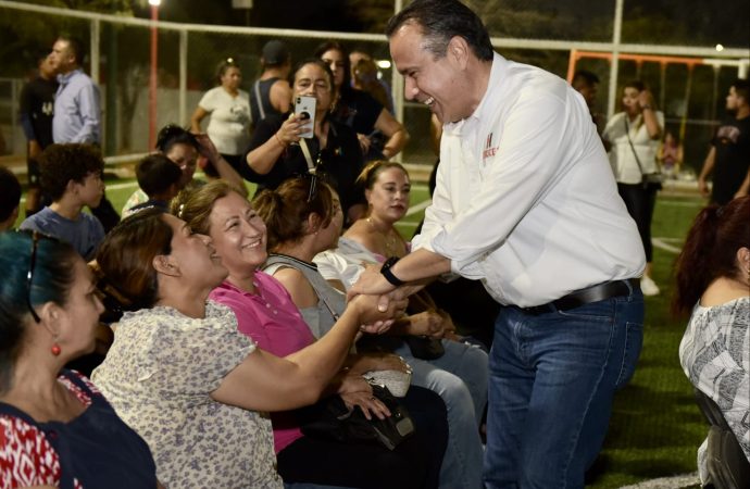 Entrega Toño Astiazarán rehabilitación de Parque Villa Mágica