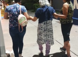 Policía Municipal de Cajeme rescata a abuelita extraviada en la Central de Autobuses