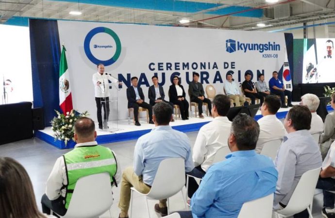 Atrae Gobernador Durazo más de mil nuevos empleos con inauguración de la planta Kyungshin México-Obregón