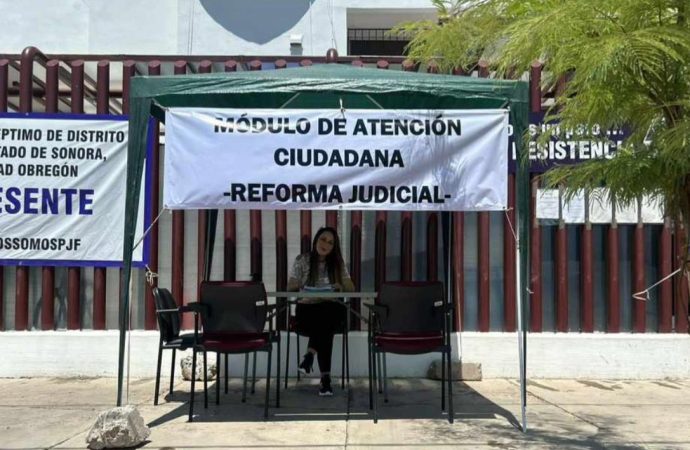 A través de un módulo juzgado séptimo informa sobre pormenores de reformas judiciales