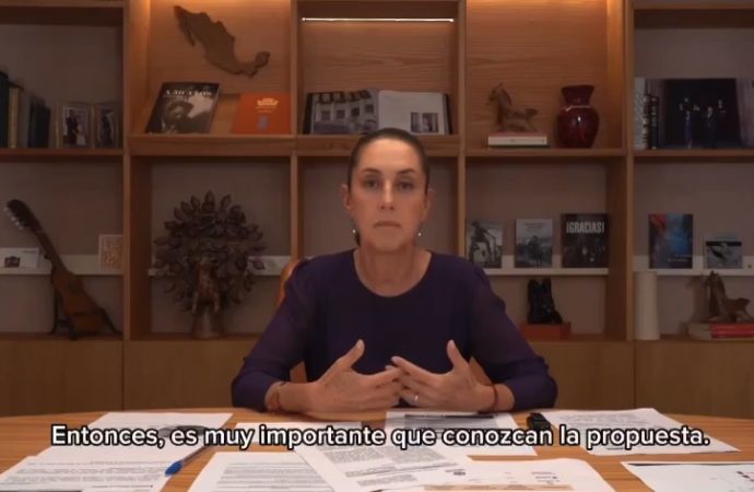 “Lo que queremos es justicia, libertad y democracia en el país”: Sheinbaum