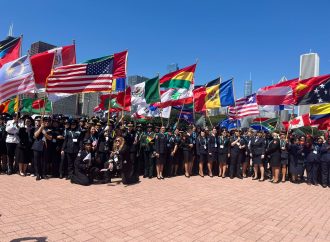 Participa Policía Estatal en Congreso Internacional de Mujeres Policías en Chicago