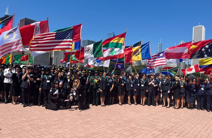 Participa Policía Estatal en Congreso Internacional de Mujeres Policías en Chicago