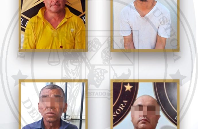 Vinculados a proceso cuatro sujetos en Cajeme, Navojoa y Hermosillo por violencia familiar