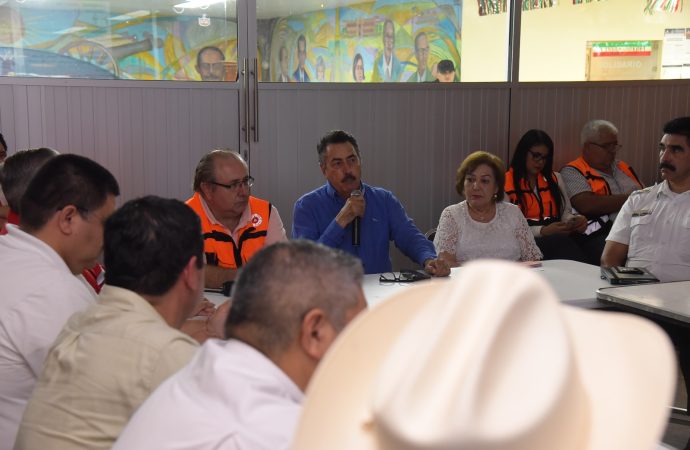 Instalan en Cajeme centro de operaciones de emergencia por alerta de tormenta tropical “Iliana”