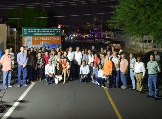 Entrega Astiazarán rehabilitación de la Calle Heroico Colegio Militar en Loma Linda