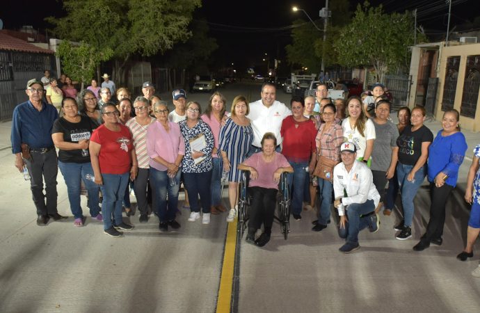 Beneficia Toño Astiazarán a 8 mil personas con pavimentación de avenida Suaqui Grande