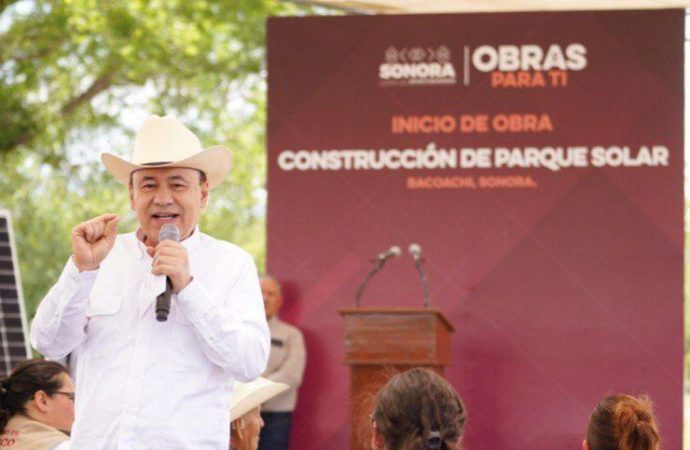 Concluye Gobernador Durazo primera etapa de instalación de plantas solares en municipios de la sierra