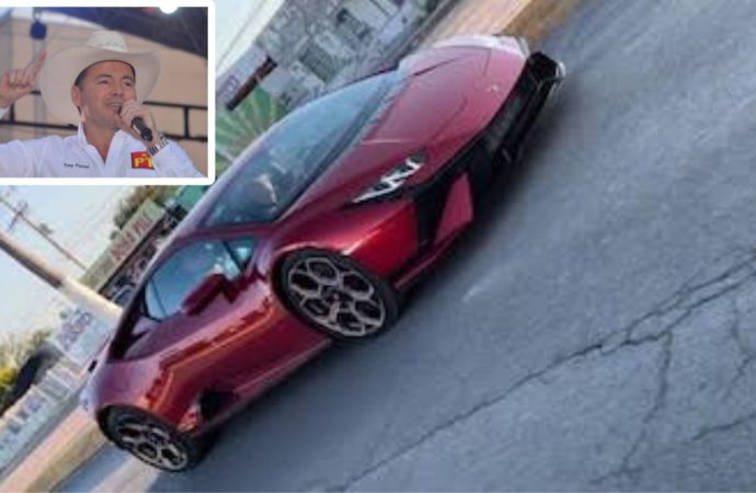 Esto cuesta el Lamborghini color “Morena” del diputado Tony Flores