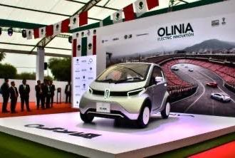 Sheinbaum anuncia que el auto eléctrico mexicano Olinia se producirá en Sonora