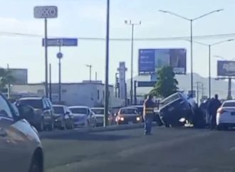 Fuerte accidente deja tres lesionados en Hermosillo