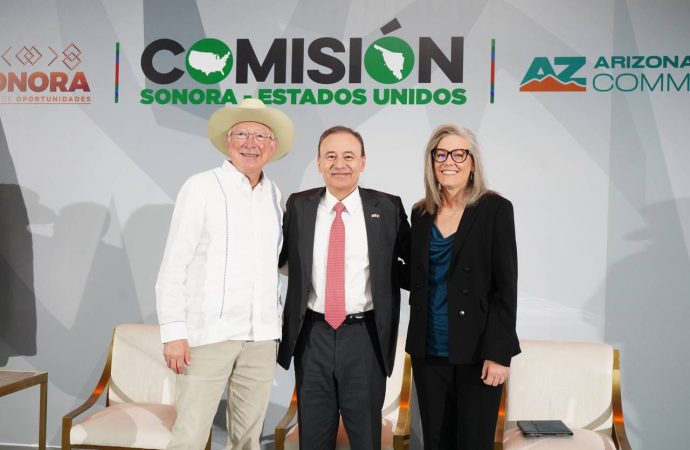 Alfonso Durazo y Katie Hobbs impulsan cooperación binacional en Comisión Sonora-Estados Unidos