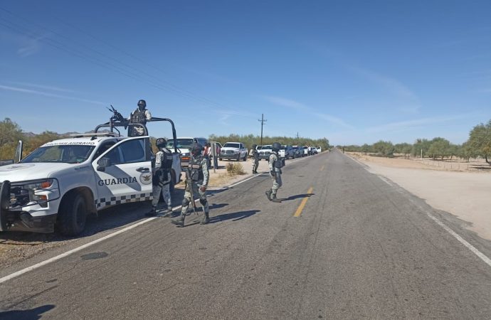 Acompaña FGJES a colectivos en labores de búsqueda y seguridad en Sonoyta