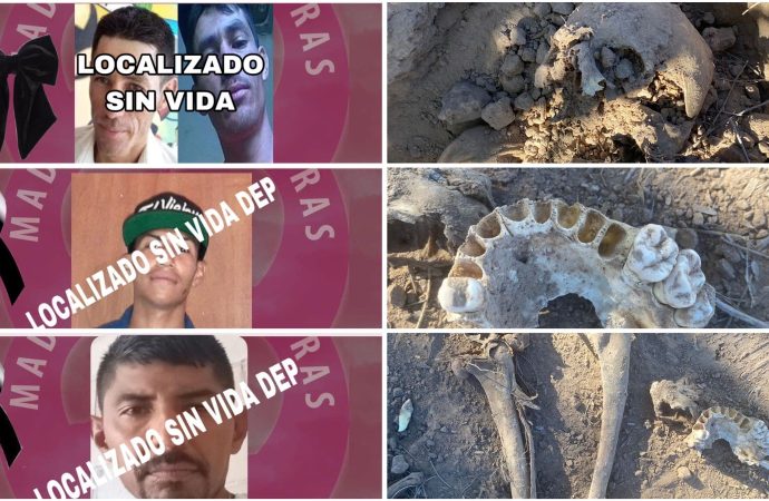 Confirman identidad de 3 cuerpos hallados en Miguel Alemán: eran familiares de Madres Buscadoras de Sonora