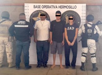 Operativo conjunto en Hermosillo logra detención de tres personas y rescata a dos menores de edad