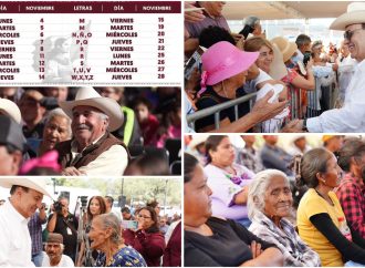 Anuncia Gobernador Durazo inicio de pago de Pensiones y Programas de Bienestar en Sonora