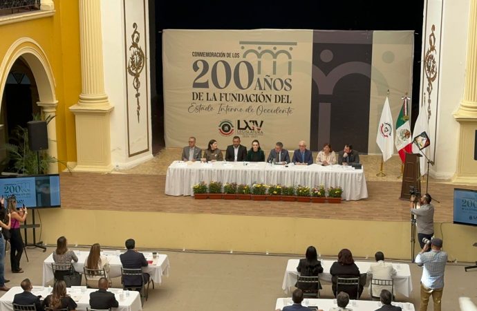 Conmemoran diputados 200 años de fundación del Estado de Occidente