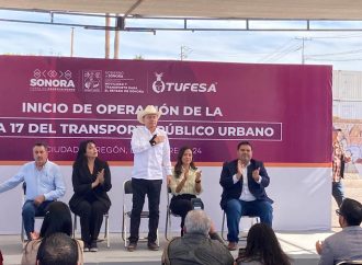 Durazo impulsa infraestructura, conectividad y transporte en gira por Cajeme