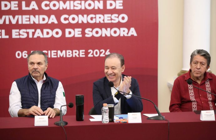 Gobernador Durazo encabeza plan nacional de vivienda con 33 mil 800 casas para sonorenses