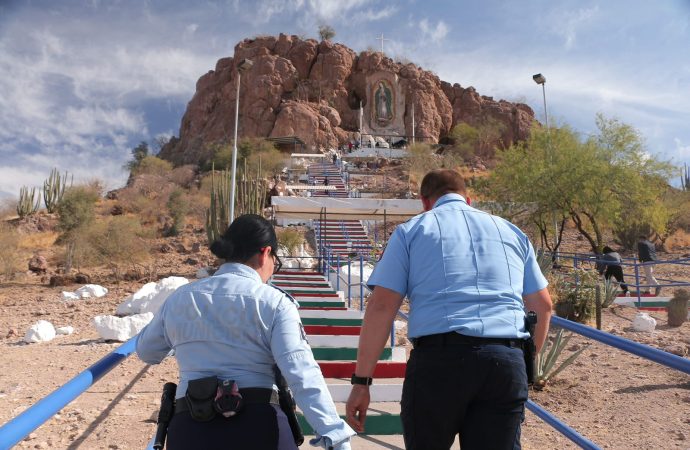 Preparan dispositivo de seguridad por el día de la Virgen en Cajeme