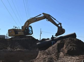 Avanza al 80% rehabilitación del colector sanitario en la calle 300