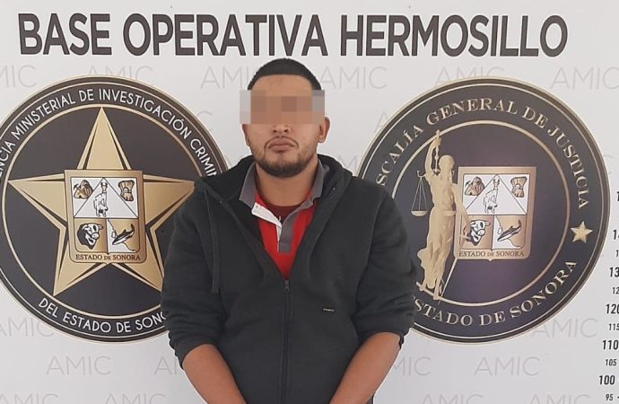 Capturan al “Chino Machete” por tentativa de homicidio en Hermosillo