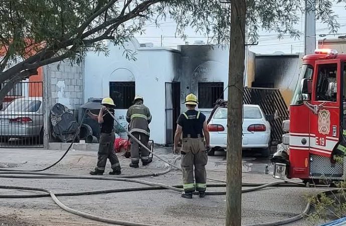 Internan a Mujer e hija en Hermosillo tras ser víctimas de incendio provocado