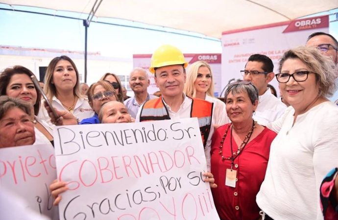 Gobernador Durazo cumple a sonorenses con rehabilitación de más de 120 vialidades en municipios