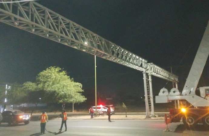 Avanza Ayuntamiento de Hermosillo con instalación de arcos de seguridad vial