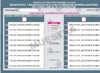 Presentan los modelos de boletas para la elección extraordinaria federal