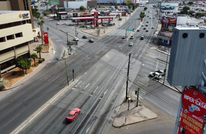 Desvían a automovilistas de la Colosio y el Solidaridad en Hermosillo