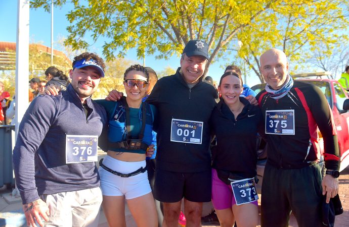 Celebra Toño Astiazarán a policías con tradicional carrera de 5K, edición 2025