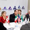 Heriberto Aguilar destaca el impacto del Plan México en el Foro Binacional de Negocios T-MEC