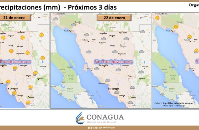 Debilitamiento de frentes fríos propiciarán leve aumento en temperaturas