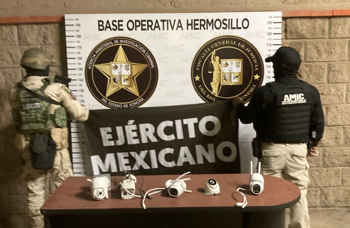 Desmantelan red de videovigilancia clandestina en Hermosillo